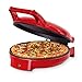 Dash Double Up Compact Electric Skillet Hot Oven Cooker with Dual Cooking Pans Nonstick, Indicator Light + Recipe book for Pizza, Burgers, Cookies, Fajitas, Breakfast & More - Red