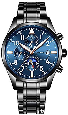 Watchesメンズ自動機械腕時計高級ブランドフルスチールビジネスメンズ時計日付時計relojes Hombre