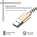 Lightning Cable, 2Pack 5ft/1.5M Nylon Braided Charging Cord，Lightning to USB Cable, Charger Cable for iPhone X/8/8 Plus/7/7 Plus/6/6 Plus/5/5S/5C/SE by BESKIN,(Rose Gold+GOLD)