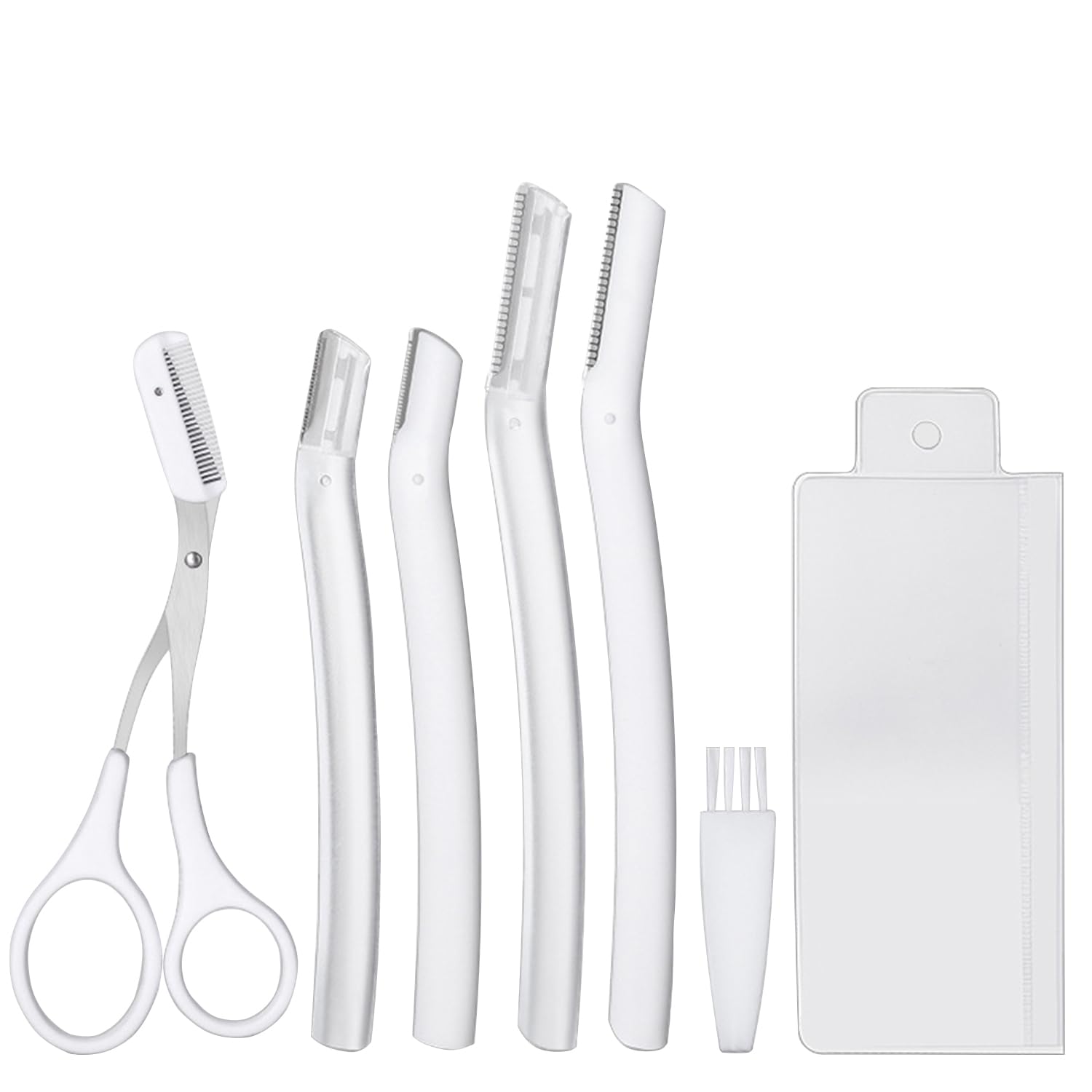 7 Pack Women’s Facial Hair Shaver – Precision Eyebrow & Peach Fuzz Trimmer, Gentle Exfoliating Blade for Smooth Skin, Reusable Face Razors for Hair Removal, Suitable for Sensitive Skin Care