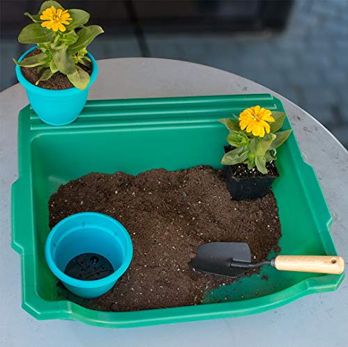 Argee RG155-2 Table-Top Gardener Portable Potting Tray, 2 Pack, Green