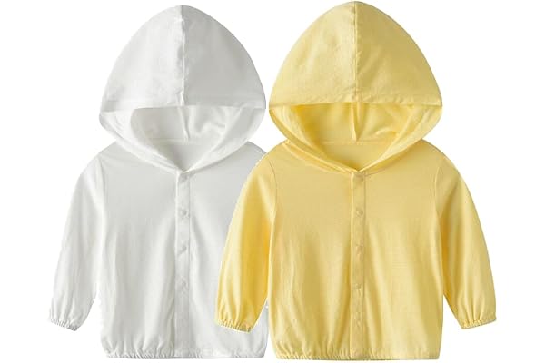 Vivobiniya Baby Lightweight Sunscreen Hoodie Toddler Summer Sun Protection Outwear Breathable Coat Jacket 3m-5Y
