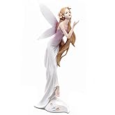Comfy Hour Fairyland Collection 13" Spirit Forest Fairy Wearing A Flower Collectible Figurine, Pink, Polyresin