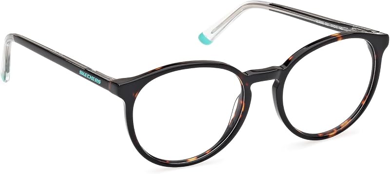 Monturas de gafas graduadas unisex, marrón oscuro, 51 (M)