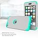 iPod Touch 5 Case,iPod Touch 6 Case,SLMY(TM) Heavy Duty High Impact Armor Case Cover Protective Case for Apple iPod Touch 5 6th Generation Gray/Green