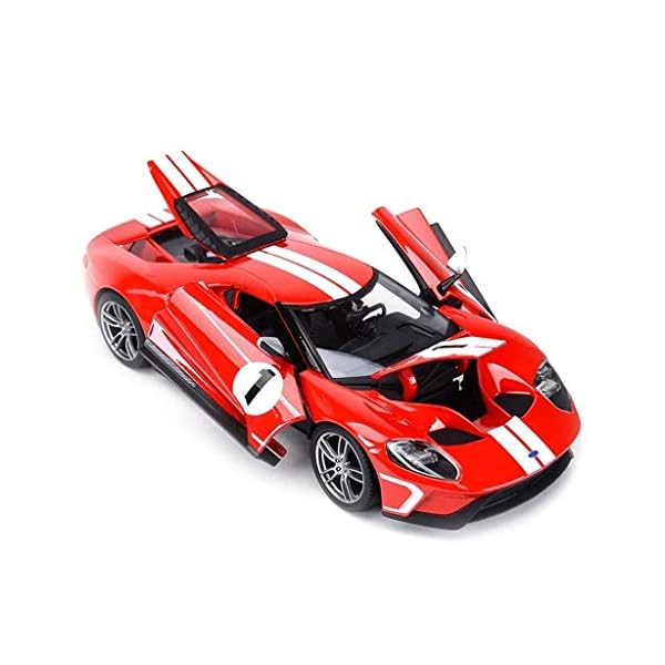 NYDZDM Modellauto 1:18 Ford GT Simulation Legierung Druckguss Spielzeug Schmuck Sportwagen Kollektion Schmuck 26,4 x 12…