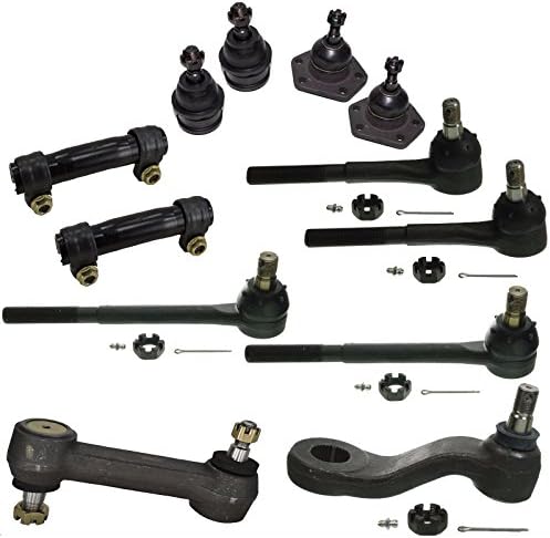 12 PC Kit Ball Joints Tie Rod Idler Pitman Arm C10 with Power Steering 83-90