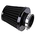 E-Bro 2PCS Motorcycle Air Intake Filter Cleaner Black (54mm)