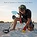 PyleSport Metal Detector - Waterproof Search Coil Extendable Locating Arm 41.3” to 51.2” w/Adjustable Sensitivity and Headphone Jack - Built-in Speaker w/Detection Ping Alert Battery Operated PHMD53