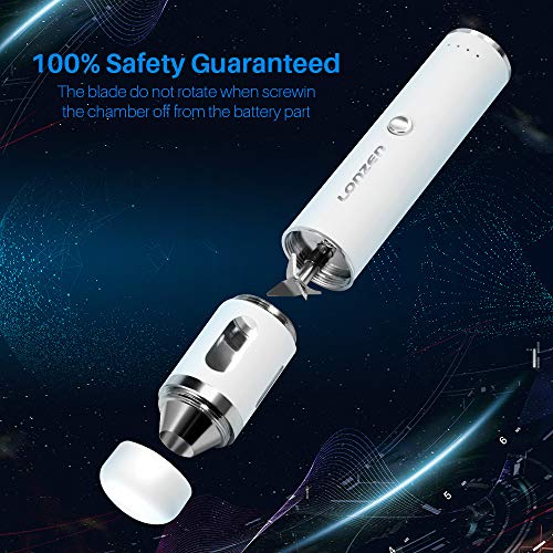 Rechargeable Electric Dry Herb Grinder LONZEN 2018 Best Design. Crush