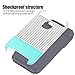 iPhone 7 Plus Case, JDBRUIAN [Minimal Stripe] Slim [Dual Layer] Protection [Scratch Resistant] Hard Back Cover [Shock Absorbent] TPU Bumper Case for Apple iPhone 7 Plus [5.5 inch] - Gray
