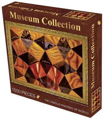 Museum Collection 1000-Piece Salvador Dali "Cinquenta Tigre" Jigsaw Puzzle 63152-13