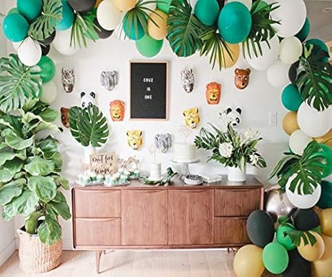Jungle Safari Theme Party Decorations 174pcs 130 Latex Balloons
