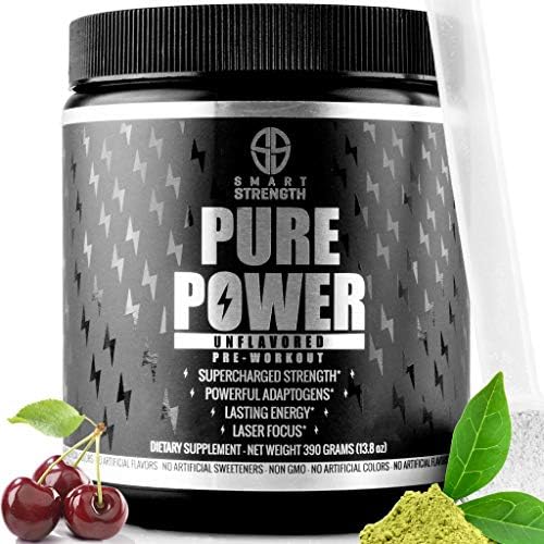 Amazon Com Pre Workout Best All Natural Preworkout Supplement Pure Power Healthy Pump Clean Keto Vegan Paleo Thermogenic Pre Work Out Powder For Men Women Weight Loss Energy 315g Unflavored