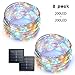 Binval Solar String Lights, 72ft 200Led, Copper Wire Led String Lights Ambiance Lighting for Patio, Lawn, Garden, Landscape, Home, Wedding, Christmas Party, Xmas Tree, Waterproof (Multi Color,2-Pack)