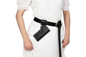 DOARLUO Medieval Leather Sword Dagger Frog Holster Universal Rapier Broadsword and Cutlass Accessory Rapier Knight Sword Belt