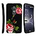 MINITUTLE Compatible with LG G Flex Slim Fit Snap On Cover with Unique, Customized Design - Affectionate Flowers