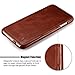 iPhone X Case,Benuo [Vintage Classic Series]Genuine Leather Folio Flip Corrected Grain Leather Case,Ultra Slim,Handmade Style with Magnetic Closure for Apple iPhone X/iPhone 10 (Brown)