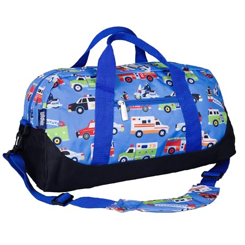 Wildkin Kids Overnighter Duffel Bag – Carry-On Size, Ideal for School & Sleepovers – Heroes