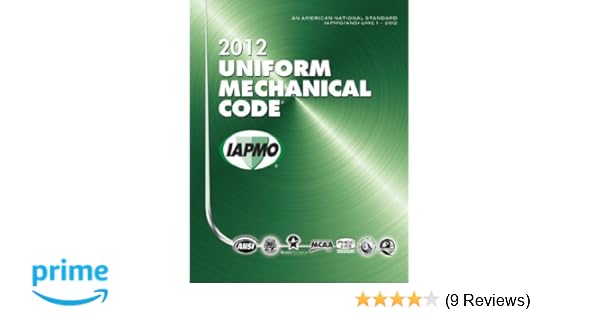 Uniform Mechanical Code 2012 Free Download