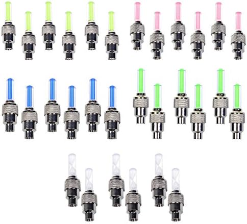 CUGBO Pack of 30 Led Flash Tyre Wheel Valve Cap Light