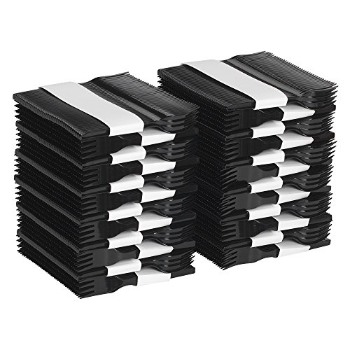 Dixie SSF51 SmartStock Plastic Cutlery Refill, Forks, Black, 40 Per Pack (Case of 24 Packs)