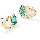 Kendra Scott Ari Heart Emilie Stud Earrings, Fashion Jewelry for Women