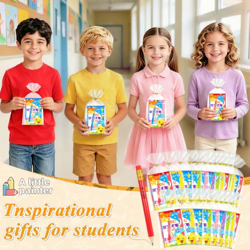 Zenoble 30 Pack End of Term Gifts for Children, Class of 2026 Gifts from Teacher with Notebooks, Rainbow Pens, Star Erasers, Pencil Sharpeners and Cards Primary School Leavers Gift School Rewards