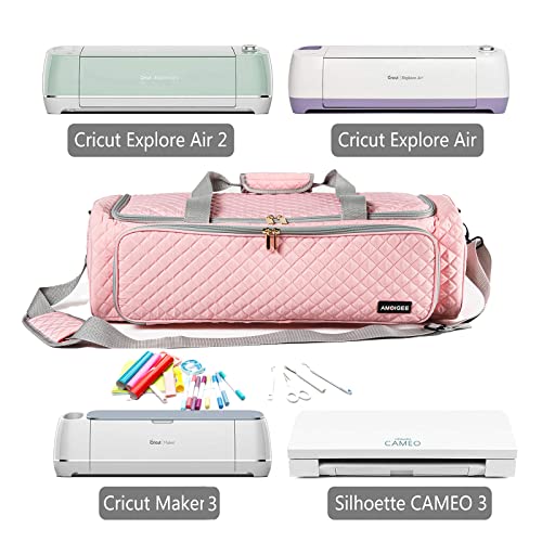 AMOIGEE Carrying Case for Cricut Explore Air 2, Cricut Maker 3, Cricut