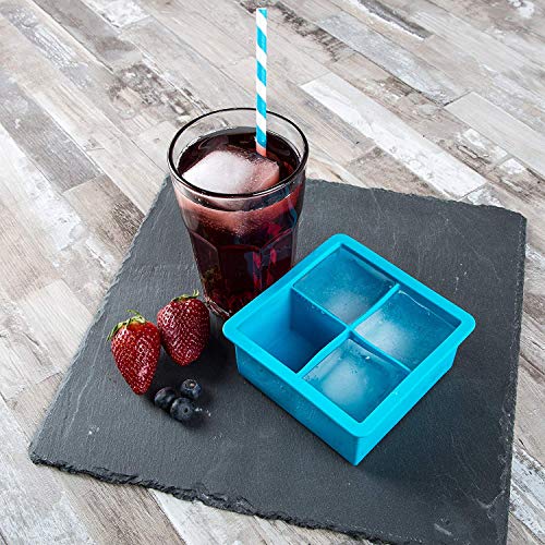 3 Sets Levivo Silikon Eiswürfelform Set in 4 Größen & Motiven, Antihaft Eiswürfelbehälter, Eiswürfelbereiter Semi… – Bild 5