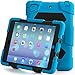 ACEGUARDER Apple Ipad Mini 2 Mini 1&2 Case Waterproof Rainproof Shockproof Kids Proof Case for Ipad Mini 2 Mini 1&2(Gifts Outdoor Carabiner + Whistle + Handwritten Touch Pen) (BLUE)