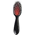 Wiginway Hair Wigs Combs-Nylon Pins Brush Human Hair Wigs Brushes Nylon Boar Bristle, Best Paddle Brush Ellipse Handle Salon Massaging Head Hair Care Brush(L)