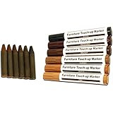 Vanitek Total Furniture Repair System - 12Pc Scratch Restore &amp; Repair Touch-Up Marker Kit - Felt Tip Markers, Wax Stick Crayons (1-Pack)