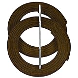 Highland Group Baseball and Softball Mitt Lace Kit, 2 Leather Laces , 1 Leather Lacing Needle, Lacing Guide, Softball Glove Lace. (Midnight Brown)
