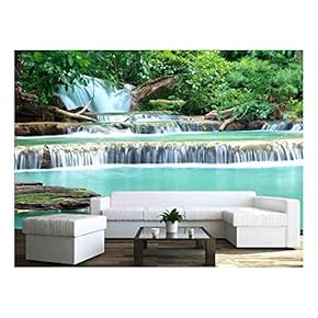 Godafoss Waterfall in Iceland - Removable Wall Mural | Self-Adhesive Large Wallpaper - 66x96 inches