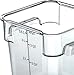 CFS 10721AF07 StorPlus Square Container Only, Polycarbonate, 4 Quart, Purple