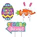 Vibrant Easter Sidewalk Corrugated Plastic Signs Set - 12
