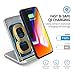 Seneo Wireless Charger, Qi Certified 7.5W Fast Wireless Charging Stand Compatible with iPhone X/ 8/8 Plus, 10W Fast Wireless Charger Stand for Galaxy Note 9/8/5 S9/S9+/S8/S8+(No AC Adapter)