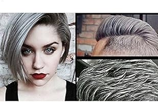 Amazon Com Temporary Silver Gray Hair Wax Pomade For People