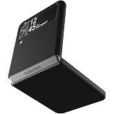 Cresee Case for Samsung Galaxy Z Flip 3 5G 2021, Slim Fit Matte PC Cover Phone Case for Galaxy Z Flip3 - Black