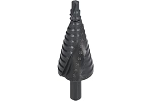 Metal Step Drilling Bit High Step Drill Bit, Drilling Speed Steel 6-30mm Drill Tool for Thin Steel Plate, Iron, Aluminum, Hom