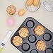 Kootek 7-Piece NonStick Bakeware Set, Muffin Pan, Loaf Pan, Cake Pan, Round Pan, Baking Sheet Pan, Cooling Racks Professional Baking Supplies Rectangle Cookie Pans