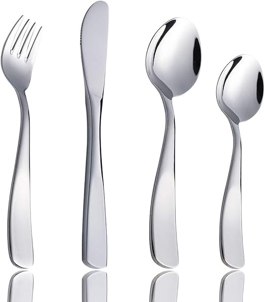 Amazon Com Toddler Utensils Set 12 Piece Children S Silverware