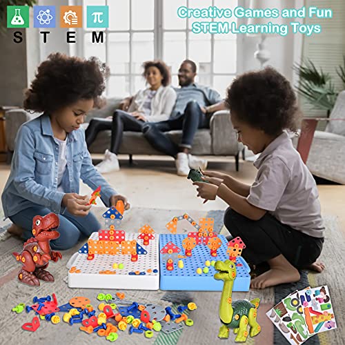 Take Apart Dinosaur Toys Theme Building Set,249 Pieces Trendy Bits