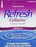 Refresh Celluvisc Lubricant Eye Gel Single-use Containers 30 Ea (3 Pack)