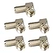 VCE 5-Pack Right Angle F-Type Coaxial RG6 Adapter