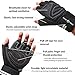 NH Weight-Lifting Workout Gloves with Wrist Wraps | Gym Exercise Fitness Training Hand Grips Accessories | Support Power Weight Lifting, Rowing, Pull Up for Men & Women (Black, XL)