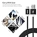 CLEEFUN USB C Cable Fast Charging [5-Pack, 3/3/6/6/10 ft], Type C Charger Nylon Braided Cord Compatible with Galaxy Note 10/10+/9/8, S10E S10 S9 S8 Plus, A10e A51 A71, Mo-to G7 G8