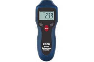 REED Instruments R7050 Compact Photo Tachometer and Counter