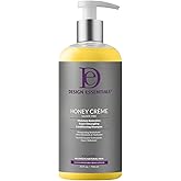 Design Essentials Honey Creme Moisture Retention Shampoo, 32 Fl Oz | Super Detangling Deep Cleansing Sulfate-Free Hair Shampoo for Dry, Damaged &amp; Curly Hair